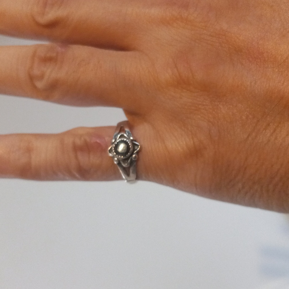925 hematite ring - Picture 5 of 8